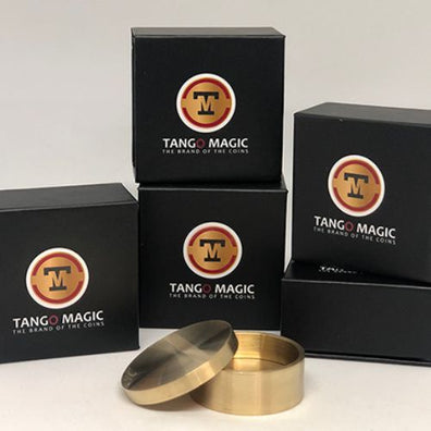 Okito Box Half Dollar (w/online instructions) (B0005) by Tango Magic - Trick